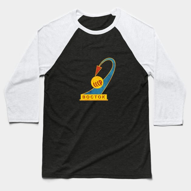 Vostok-1 Mission patch Baseball T-Shirt by daviz_industries